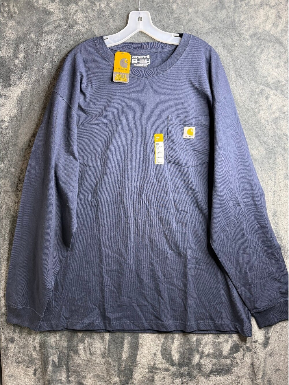 Carhartt heavyweight, loose-fit long-sleeve pocket Mens Sz 2XLT NWT